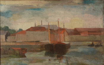 Jan Willem Grinwis Plaat Stultjes the port (industrial landscape)
