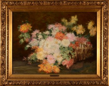 Carolus Tremerie or Léopold Charles Tremerie flower still life