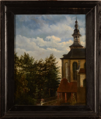 Unknown follower of François Boulanger, 19th century oil painting