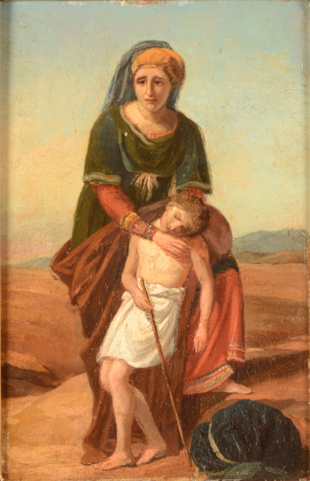 Unknown artist Hagar and Ismaïl