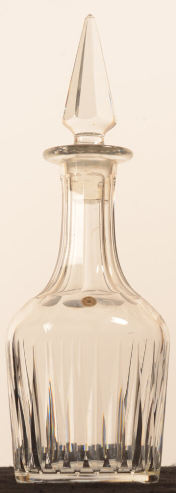 Val Saint-Lambert cut crystal carafe