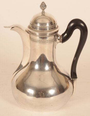 Joannes Baptista Van Bosterhaudt silver marabout coffe pot