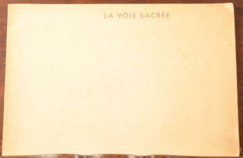 Henry Van de Velde La Voie Sacree