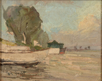 José Van Gucht river view in Antwerp