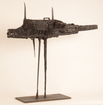 Paul Van Gysegem dwars ijzer sculpture, 1962