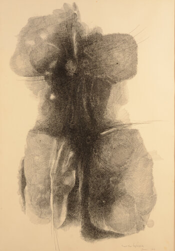 Paul Van Gysegem Ink drawing 1962