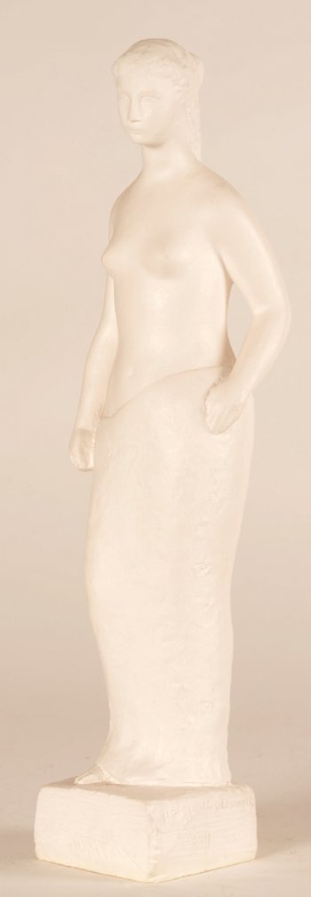 ​Geo Vindevogel standing woman plaster