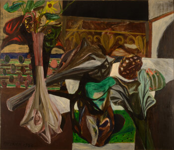 Pierre Vlerick Still life with vases and jug 1956