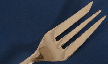 Vereinigte Silberwaren Fabrik Düsseldorf 12 silver art deco cake forks