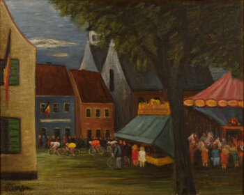 Gaston Willemsen Groote Kermis met renners