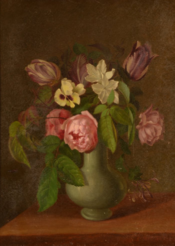 Williamson D. flower still life 19th century