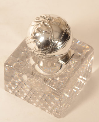 Philippe Wolfers inkwell Lys