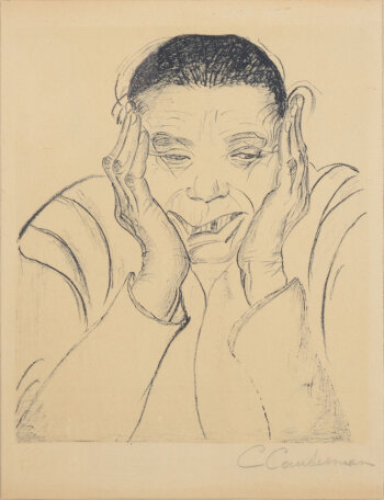 Cécile Cauterman-Boonans a rare signed lithograph